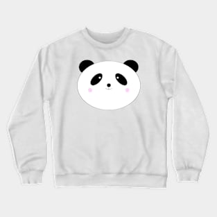 Panda face Crewneck Sweatshirt